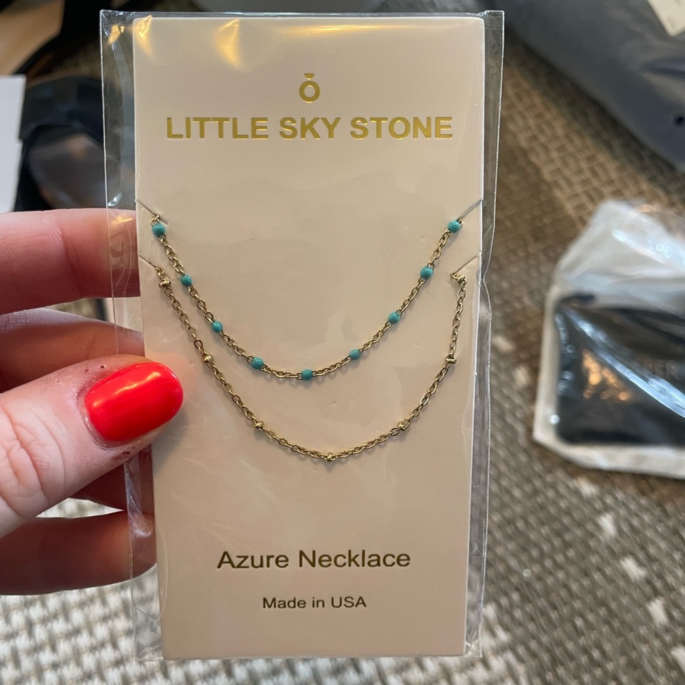 Little Sky Stone Azure Necklace - NWT - Picture 5 of 6